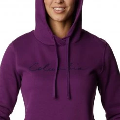 Columbia Women's Trek Graphic Hoodie Plum/script Logo -Columbia Sales Store unnamed file 554