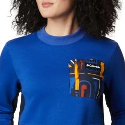 Columbia Women's Lodge Pullover Sweatshirt Lapis Blu/drk Nctrnl -Columbia Sales Store unnamed file 558