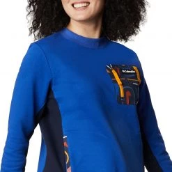 Columbia Women's Lodge Pullover Sweatshirt Lapis Blu/drk Nctrnl -Columbia Sales Store unnamed file 559