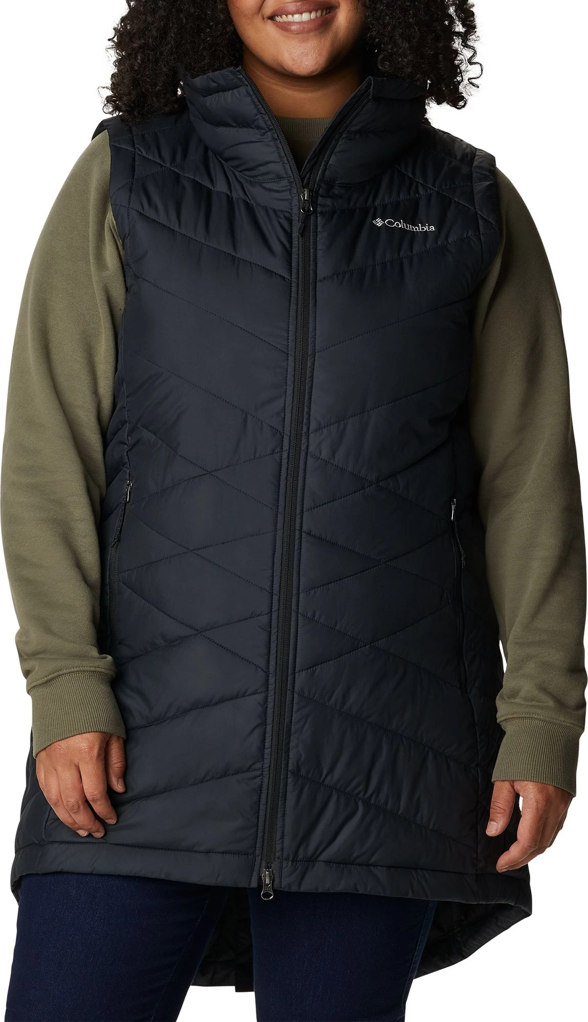 Columbia Women's Heavenly Long Vest Black 9 Columbia Women's Heavenly Long Vest Black - Image 7