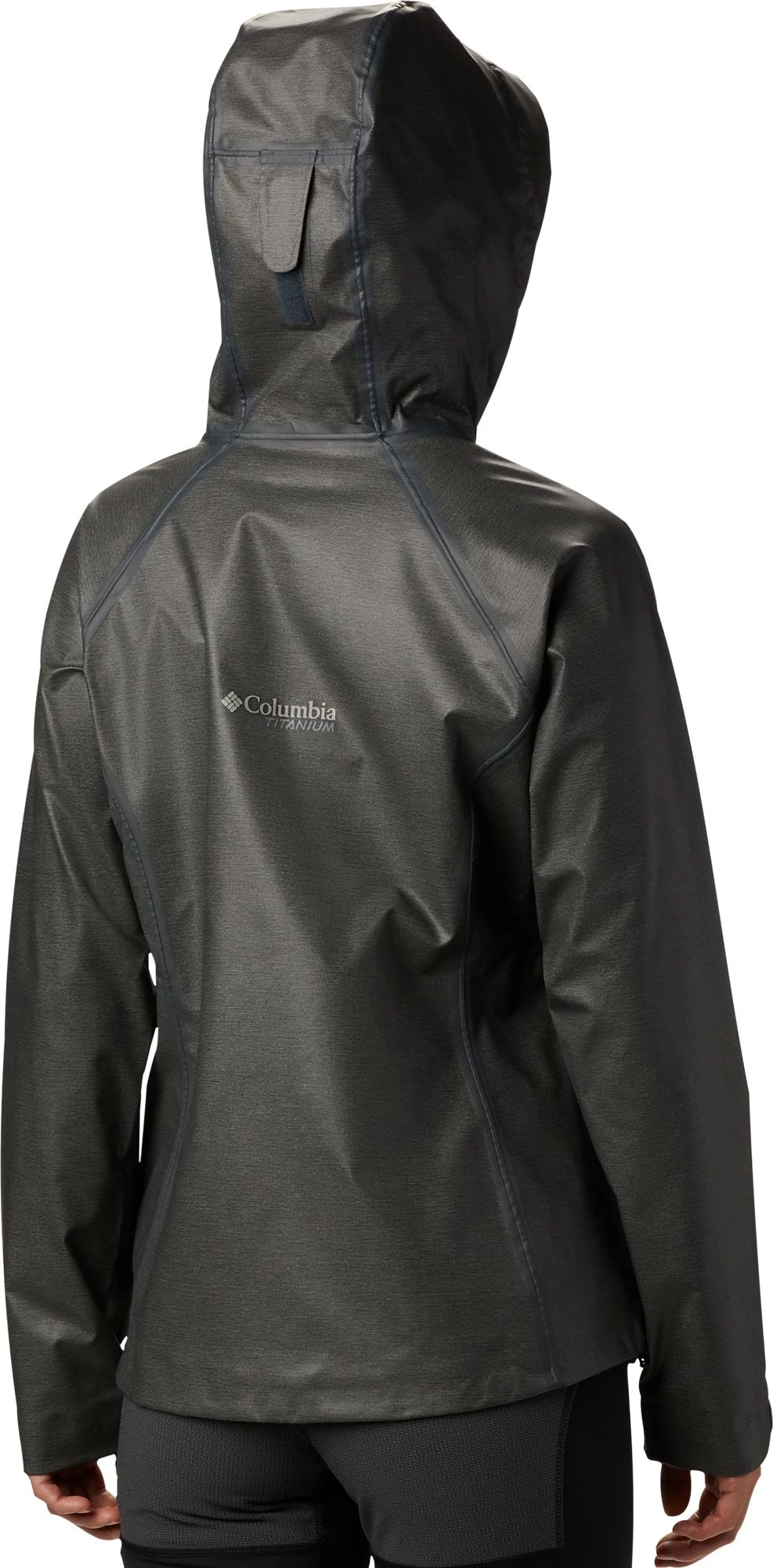 Columbia Women's OutDry Reign Jacket Charcoal Heather 4 Columbia Women's OutDry Reign Jacket Charcoal Heather - Image 2