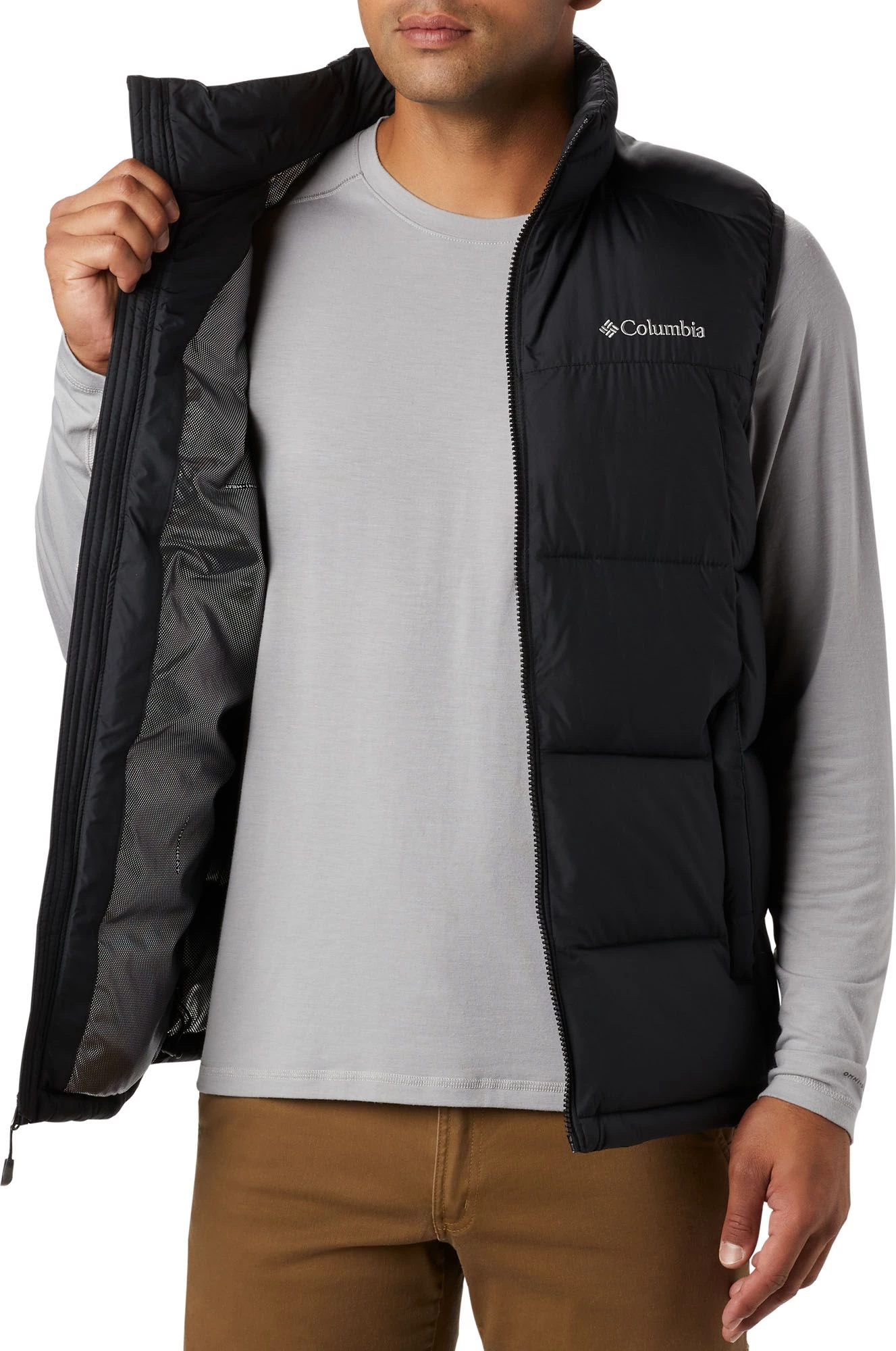Columbia Men's Pike Lake Vest Black 7 Columbia Men's Pike Lake Vest Black - Image 5