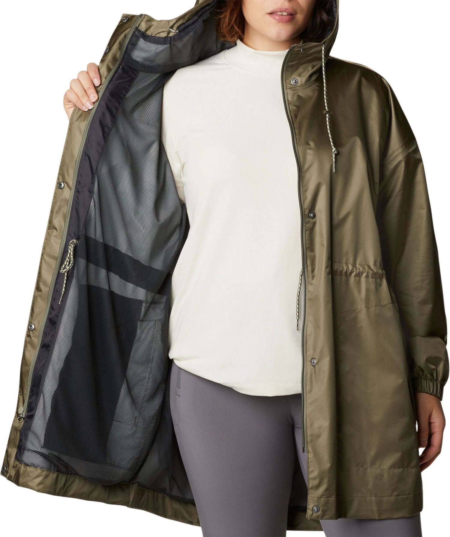 Columbia Women's Splash Side Jacket Stone Green 11 Columbia Women's Splash Side Jacket Stone Green - Image 9
