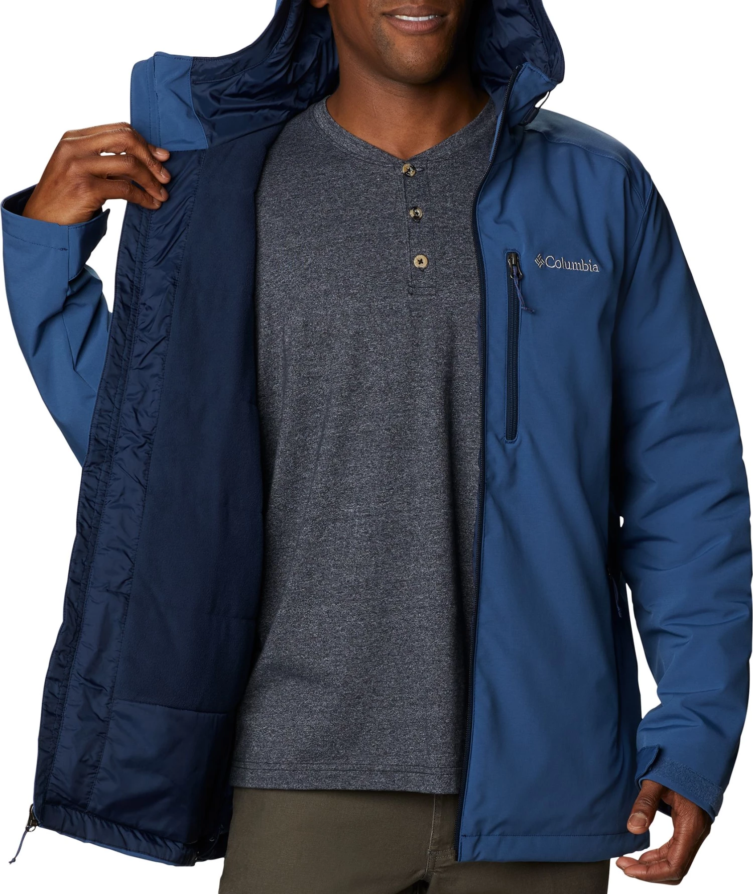 Columbia Men's Gate Racer Softshell Jacket Black 6 Columbia Men's Gate Racer Softshell Jacket Black - Image 4