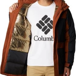 Columbia Men's Marquam Peak Fusion Parka Dark Amber -Columbia Sales Store unnamed file 741