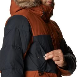 Columbia Men's Marquam Peak Fusion Parka Dark Amber -Columbia Sales Store unnamed file 745