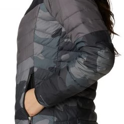 Columbia Women's Powder Lite Blocked Jacket Brt Grnm/bld Orng/mlbc -Columbia Sales Store unnamed file 763