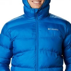 Columbia Men's Fivemile Butte Hooded Jacket Bright Indigo -Columbia Sales Store unnamed file 777