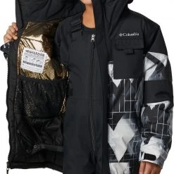 Columbia Boy's Might Mogul II Jacket For Boys' Black Geo Mt/black 15 Columbia Boy's Might Mogul II Jacket For Boys' Black Geo Mt/black -Columbia Sales Store unnamed file 783