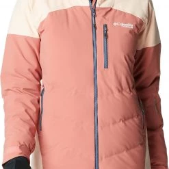 Columbia Women's Powderkeg III Down Jacket Dark Coral/peach Blossom