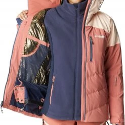 Columbia Women's Powderkeg III Down Jacket Dark Coral/peach Blossom -Columbia Sales Store unnamed file 833