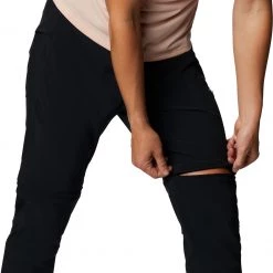 Columbia Women's Pleasant Creek Convertible Pants Black -Columbia Sales Store unnamed file 862