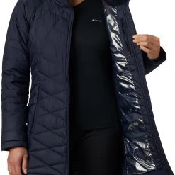 Columbia Women's Heavenly Long Hybrid Jacket Dark Nocturnal -Columbia Sales Store unnamed file 910