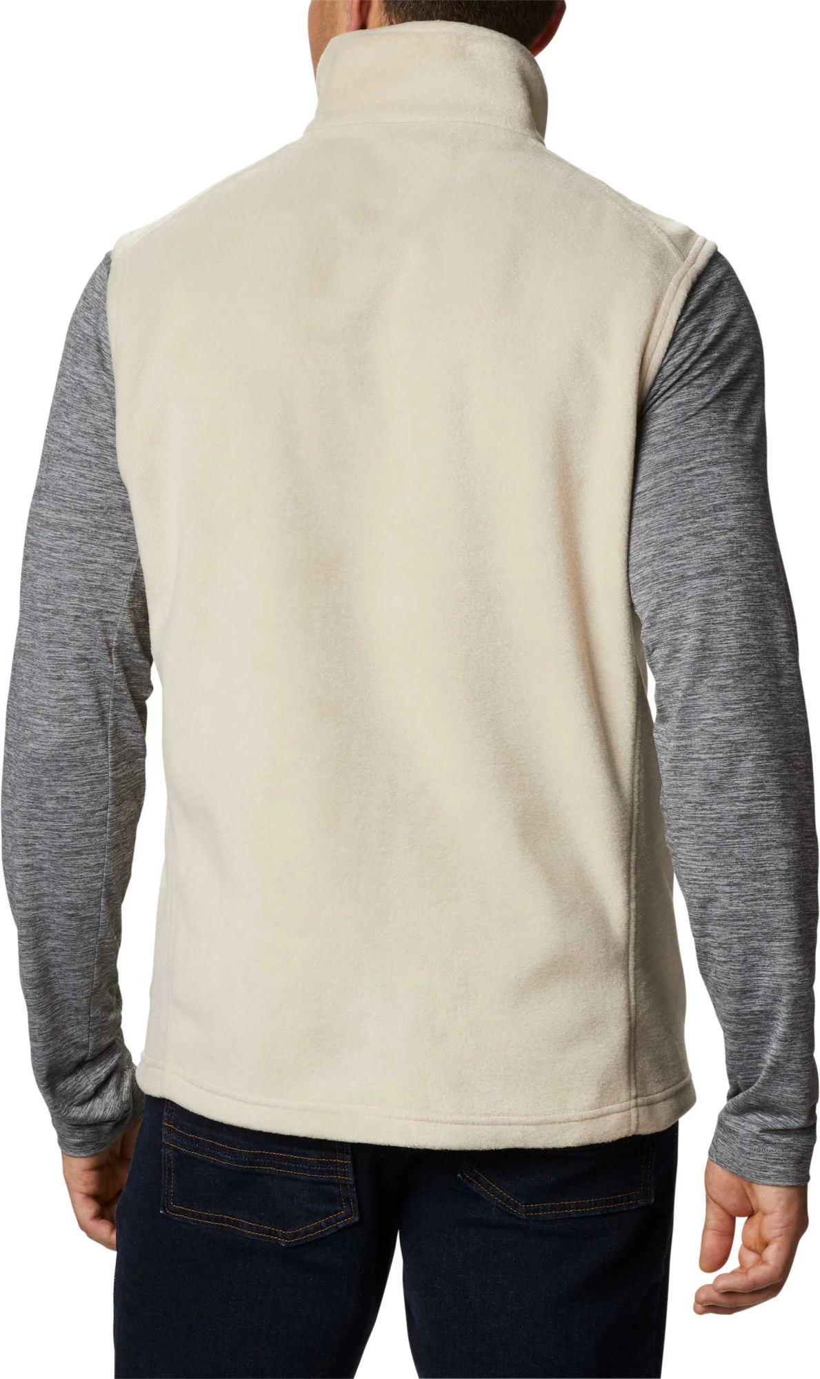 Columbia Men's Steens Mountain Fleece Vest Grill/black 4 Columbia Men's Steens Mountain Fleece Vest Grill/black - Image 2