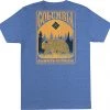 Columbia Men's BurgleGraphic T-Shirt Super Blue Heather