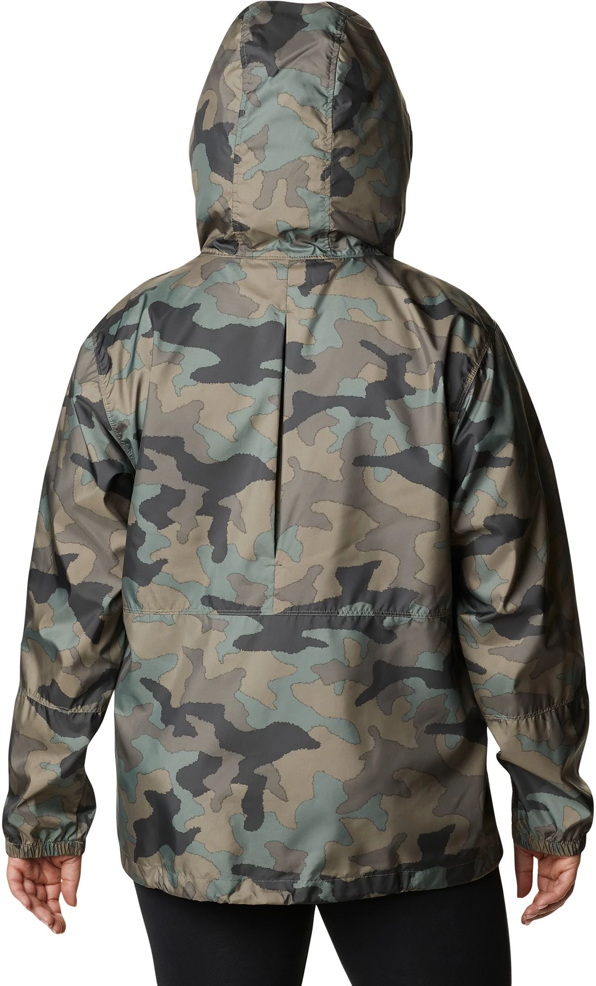 Columbia Women's Flash Forward Windbreaker Jacket Cypress Trad Camo Print 9 Columbia Women's Flash Forward Windbreaker Jacket Cypress Trad Camo Print - Image 7